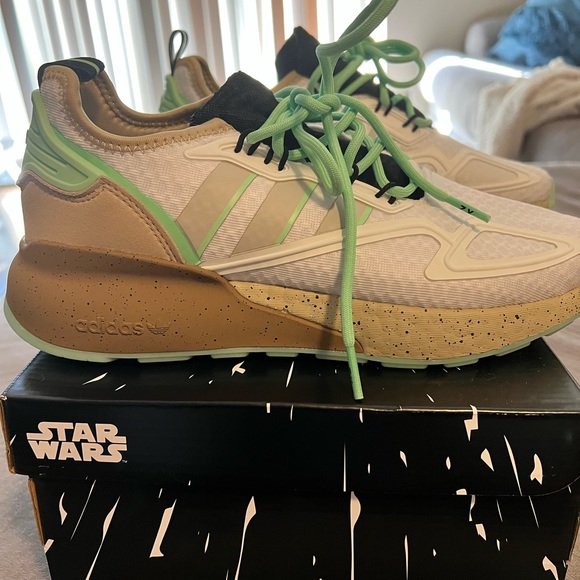 Brand new adidas originals Star Wars x ZX 2K Boost 'Mudhorn' -Women’s 10 - Picture 6 of 7